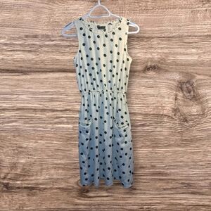 River Island White Polka Dot Dress Medium